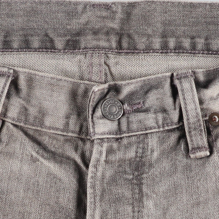 Ralph Lauren POLO RALPH LAUREN Men's Straight Denim Pants, Size W38 cotton gray type Vintage Second Hand