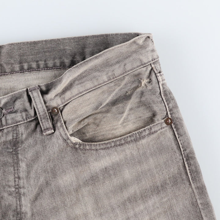 Ralph Lauren POLO RALPH LAUREN Men's Straight Denim Pants, Size W38 cotton gray type Vintage Second Hand