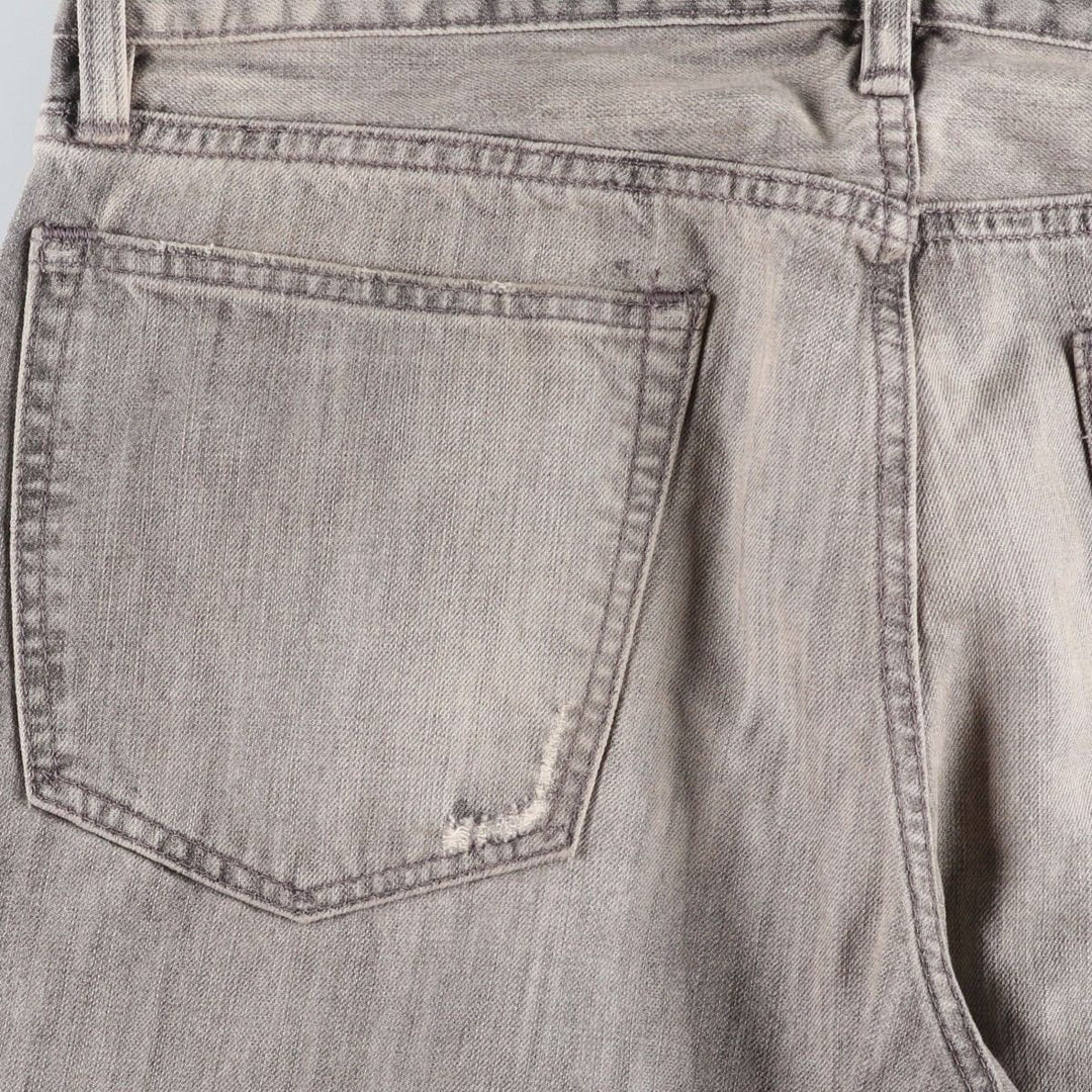 Ralph Lauren POLO RALPH LAUREN Men's Straight Denim Pants, Size W38 cotton gray type Vintage Second Hand