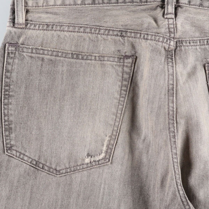 Ralph Lauren POLO RALPH LAUREN Men's Straight Denim Pants, Size W38 cotton gray type Vintage Second Hand