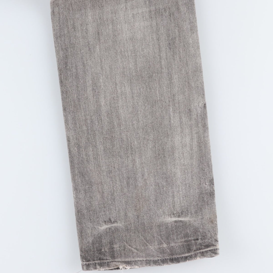 Ralph Lauren POLO RALPH LAUREN Men's Straight Denim Pants, Size W38 cotton gray type Vintage Second Hand