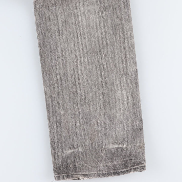 Ralph Lauren POLO RALPH LAUREN Men's Straight Denim Pants, Size W38 cotton gray type Vintage Second Hand