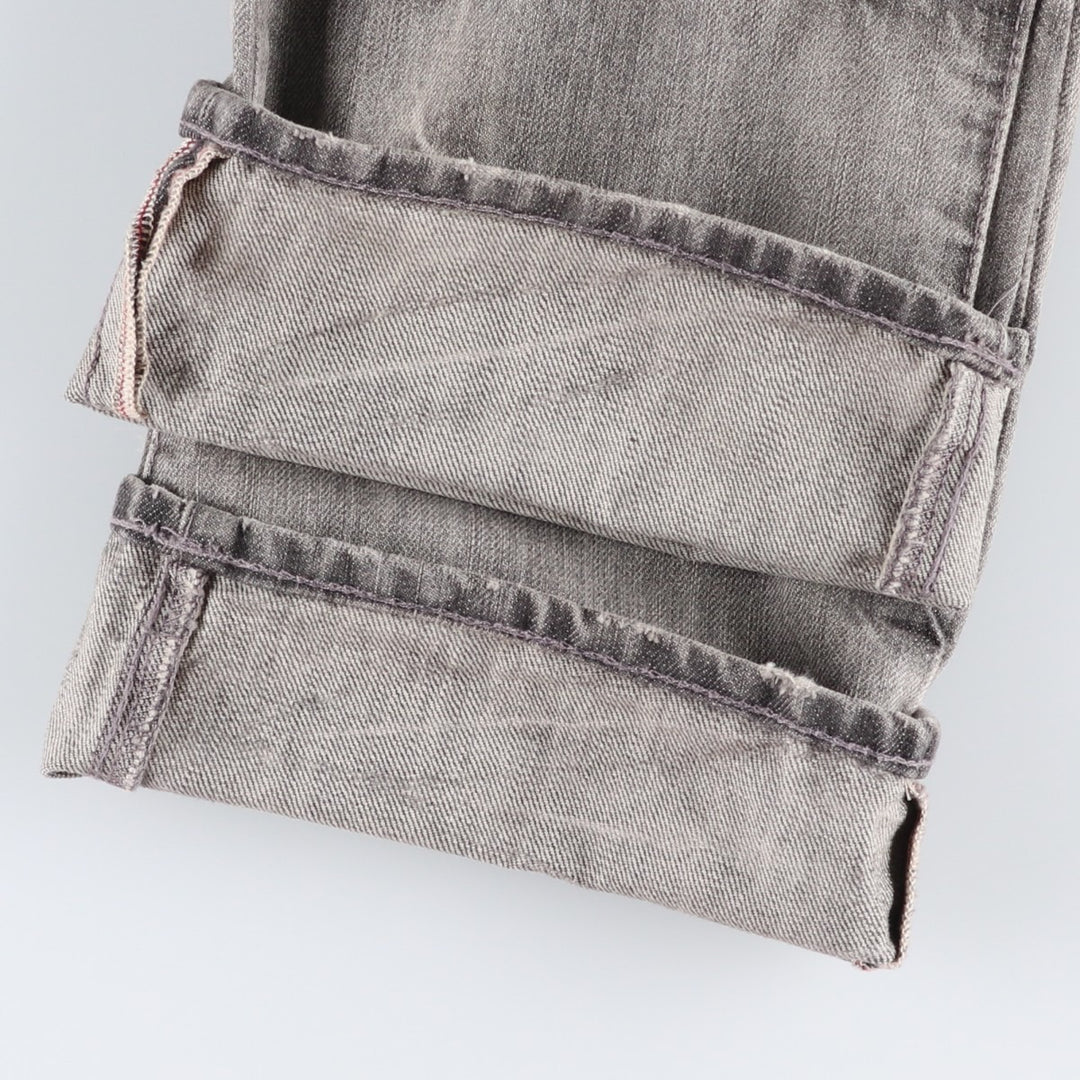 Ralph Lauren POLO RALPH LAUREN Men's Straight Denim Pants, Size W38 cotton gray type Vintage Second Hand