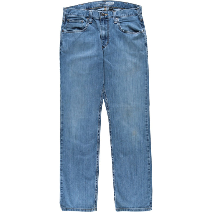 Carhartt Relaxed Fit Straight Denim Pants, Men's W34 (approx.) cotton blue type Vintage Second Hand