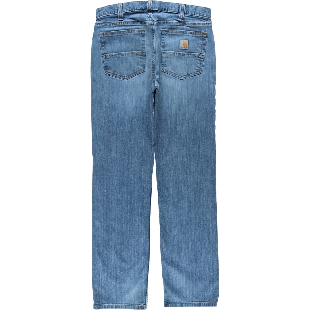 Carhartt Relaxed Fit Straight Denim Pants, Men's W34 (approx.) cotton blue type Vintage Second Hand