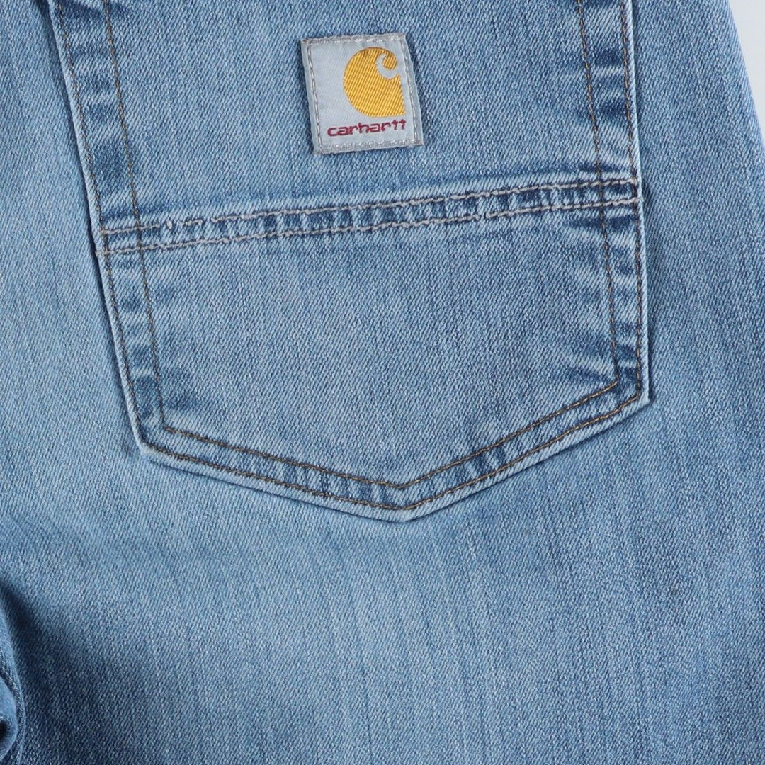 Carhartt Relaxed Fit Straight Denim Pants, Men's W34 (approx.) cotton blue type Vintage Second Hand