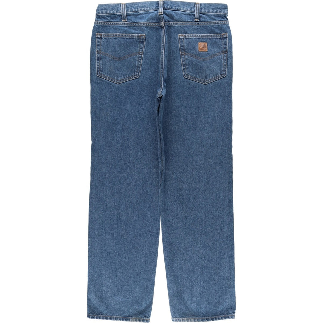 Carhartt Relaxed Fit Tapered Denim Pants, Men's Size W38 (approx.) cotton blue type Vintage Second Hand