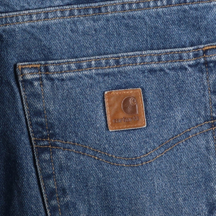 Carhartt Relaxed Fit Tapered Denim Pants, Men's Size W38 (approx.) cotton blue type Vintage Second Hand