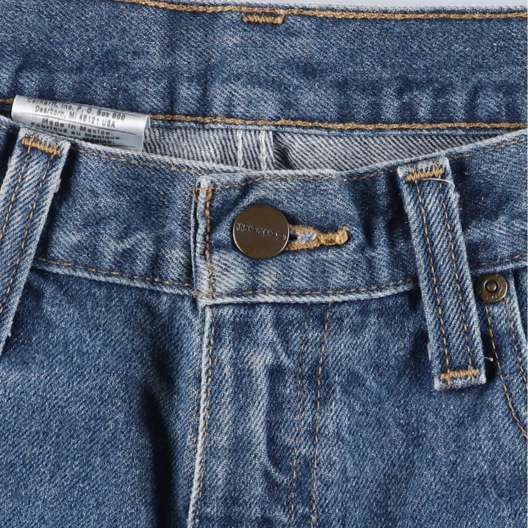Carhartt Relaxed Fit Tapered Denim Pants, Men's Size W38 (approx.) cotton blue type Vintage Second Hand