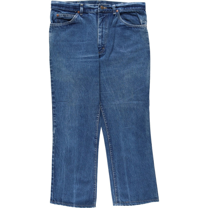 Lee Straight Denim Pants, Made in USA, Men's Size W37 (approx.) cotton blue type Vintage Second Hand