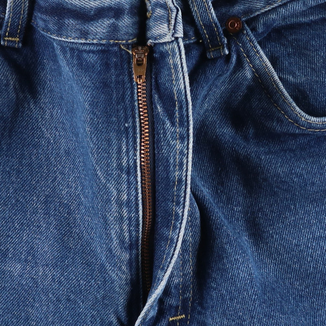 Lee Straight Denim Pants, Made in USA, Men's Size W37 (approx.) cotton blue type Vintage Second Hand