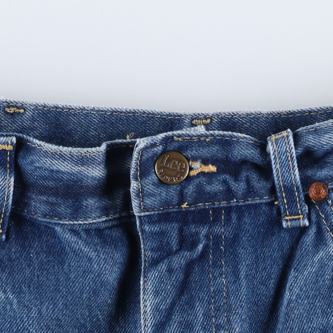Lee Straight Denim Pants, Made in USA, Men's Size W37 (approx.) cotton blue type Vintage Second Hand