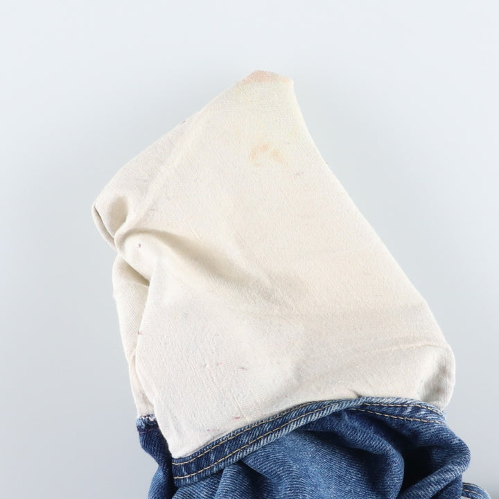 Lee Straight Denim Pants, Made in USA, Men's Size W37 (approx.) cotton blue type Vintage Second Hand