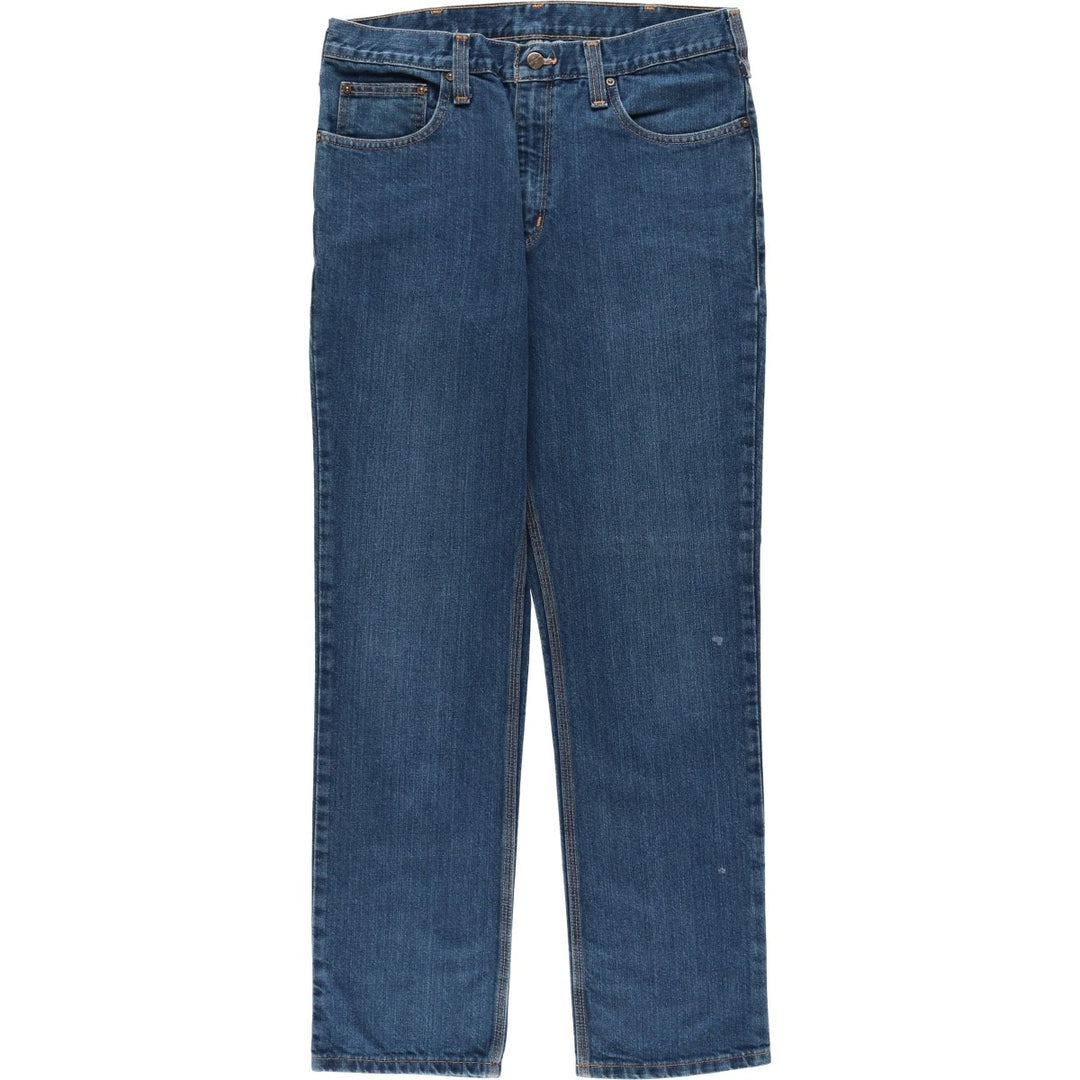 Carhartt Traditional FIT Tapered Denim Pants Men's w35 equivalent cotton blue type Vintage Second Hand