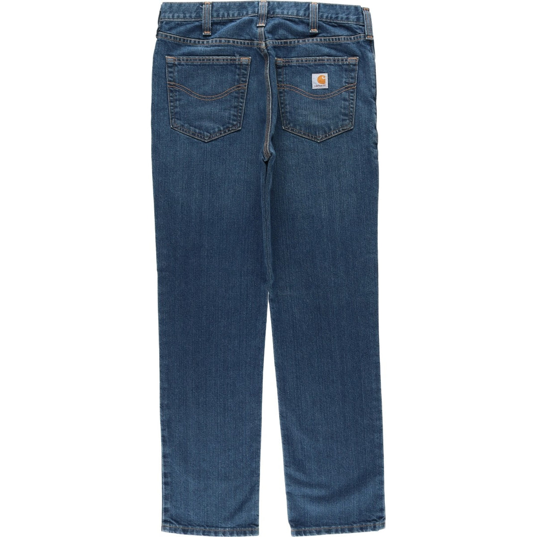 Carhartt Traditional FIT Tapered Denim Pants Men's w35 equivalent cotton blue type Vintage Second Hand