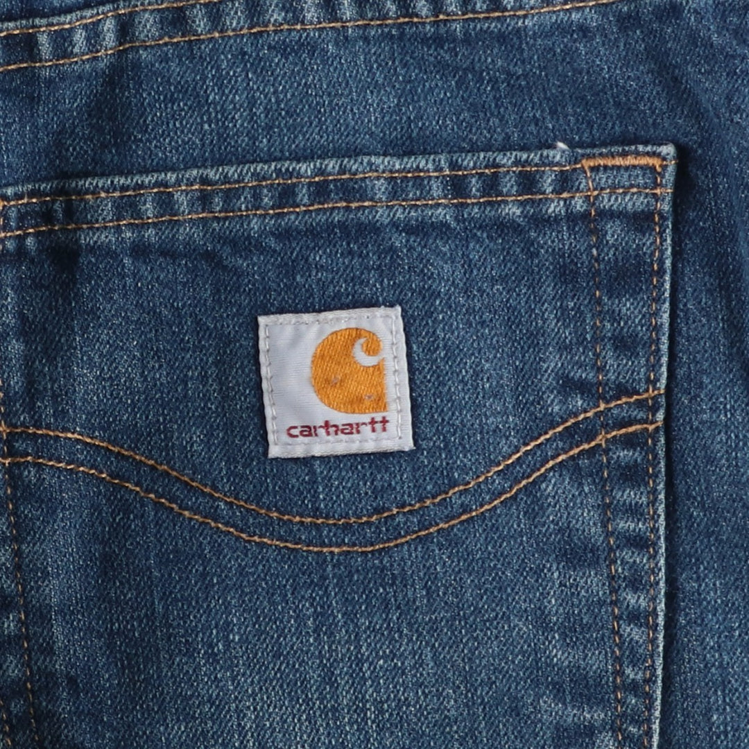 Carhartt Traditional FIT Tapered Denim Pants Men's w35 equivalent cotton blue type Vintage Second Hand