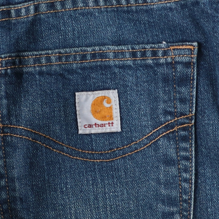 Carhartt Traditional FIT Tapered Denim Pants Men's w35 equivalent cotton blue type Vintage Second Hand
