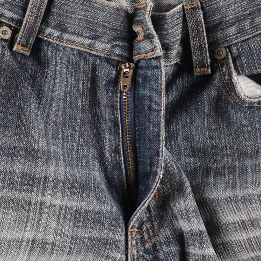 90s-00'S Armani Exchange Straight Denim Pants, Made in USA, Men's Size W33 (approx.), Vintage cotton blue type Vintage Second Hand