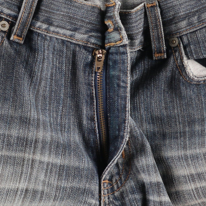 90s-00'S Armani Exchange Straight Denim Pants, Made in USA, Men's Size W33 (approx.), Vintage cotton blue type Vintage Second Hand