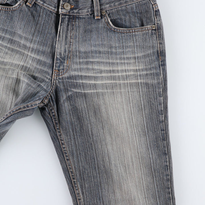 90s-00'S Armani Exchange Straight Denim Pants, Made in USA, Men's Size W33 (approx.), Vintage cotton blue type Vintage Second Hand