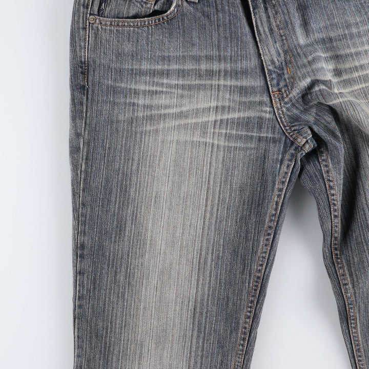 90s-00'S Armani Exchange Straight Denim Pants, Made in USA, Men's Size W33 (approx.), Vintage cotton blue type Vintage Second Hand