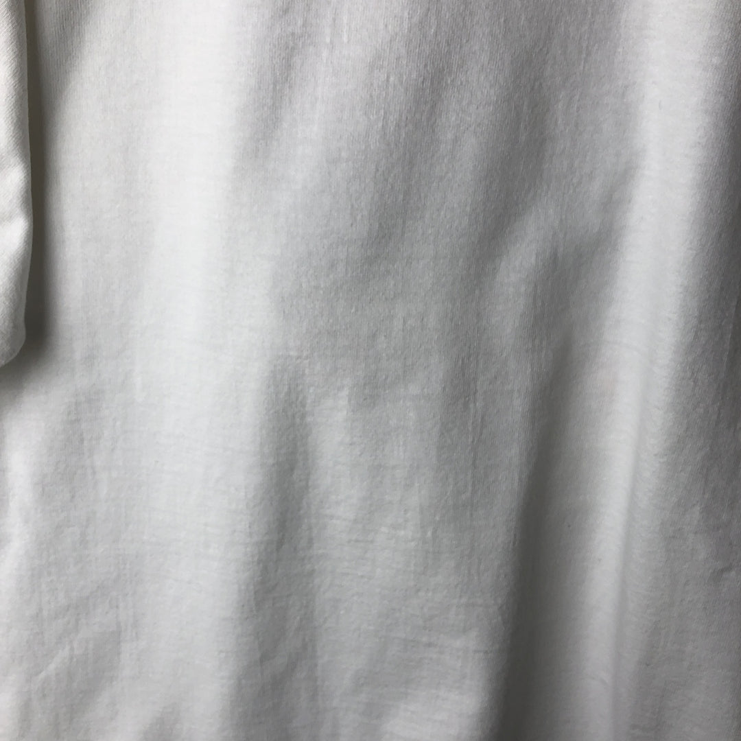 90'S PLANET HOLLYWOOD Advertising T-Shirt, Men's XL equivalent, Vintage cotton white type Vintage Second Hand