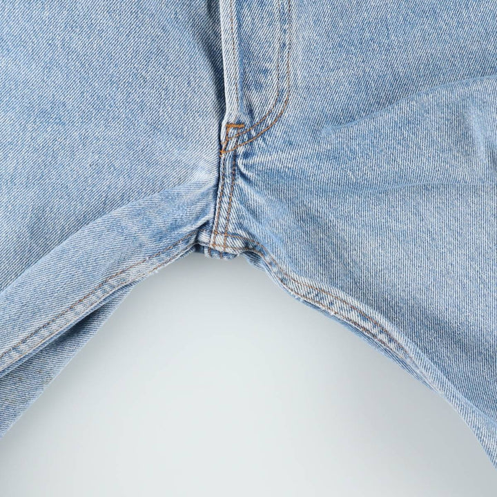 1990'S Levi's 501-0193 Straight Denim Pants, Made in USA, Women's Size L (equivalent to W29), Vintage cotton Blue type light blue Vintage Second Hand