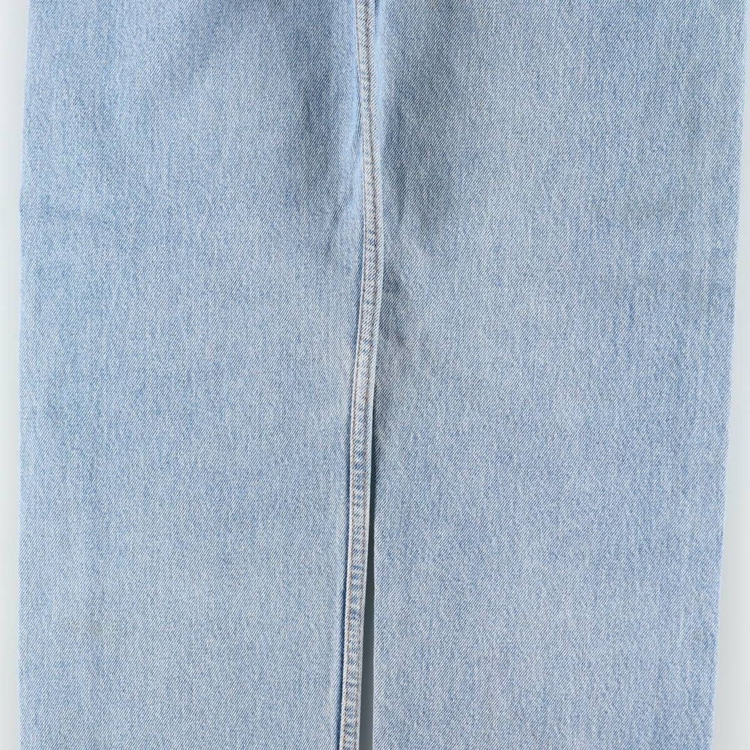 1990'S Levi's 501-0193 Straight Denim Pants, Made in USA, Women's Size L (equivalent to W29), Vintage cotton Blue type light blue Vintage Second Hand