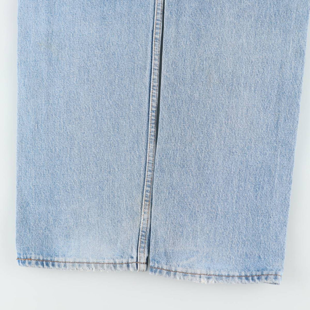 1990'S Levi's 501-0193 Straight Denim Pants, Made in USA, Women's Size L (equivalent to W29), Vintage cotton Blue type light blue Vintage Second Hand