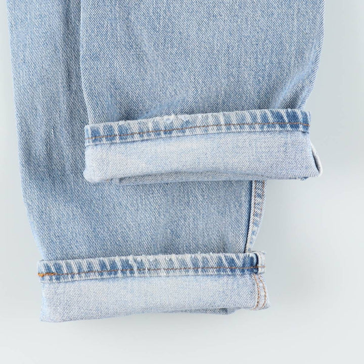1990'S Levi's 501-0193 Straight Denim Pants, Made in USA, Women's Size L (equivalent to W29), Vintage cotton Blue type light blue Vintage Second Hand