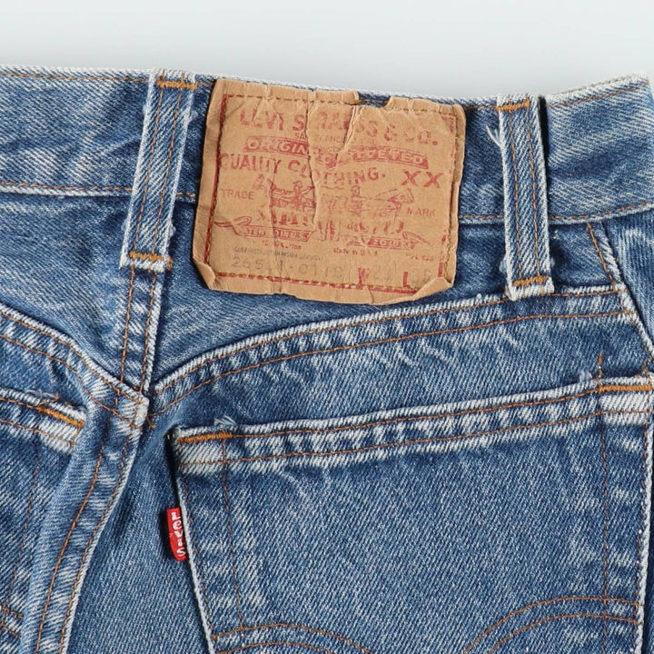 1980'S Levi's 26501-0118 Straight Denim Pants, Made in USA, Women's Size M (equivalent to W26), Vintage cotton blue type Vintage Second Hand