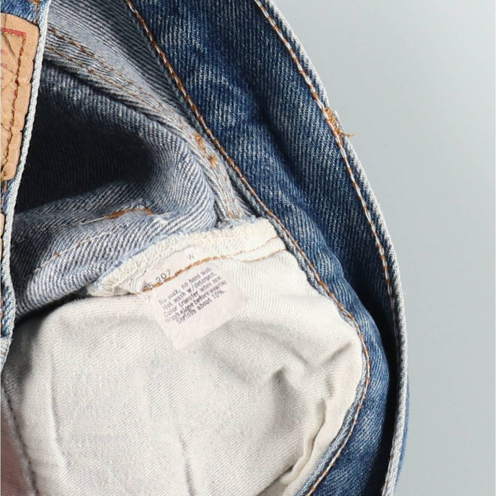 1980'S Levi's 26501-0118 Straight Denim Pants, Made in USA, Women's Size M (equivalent to W26), Vintage cotton blue type Vintage Second Hand
