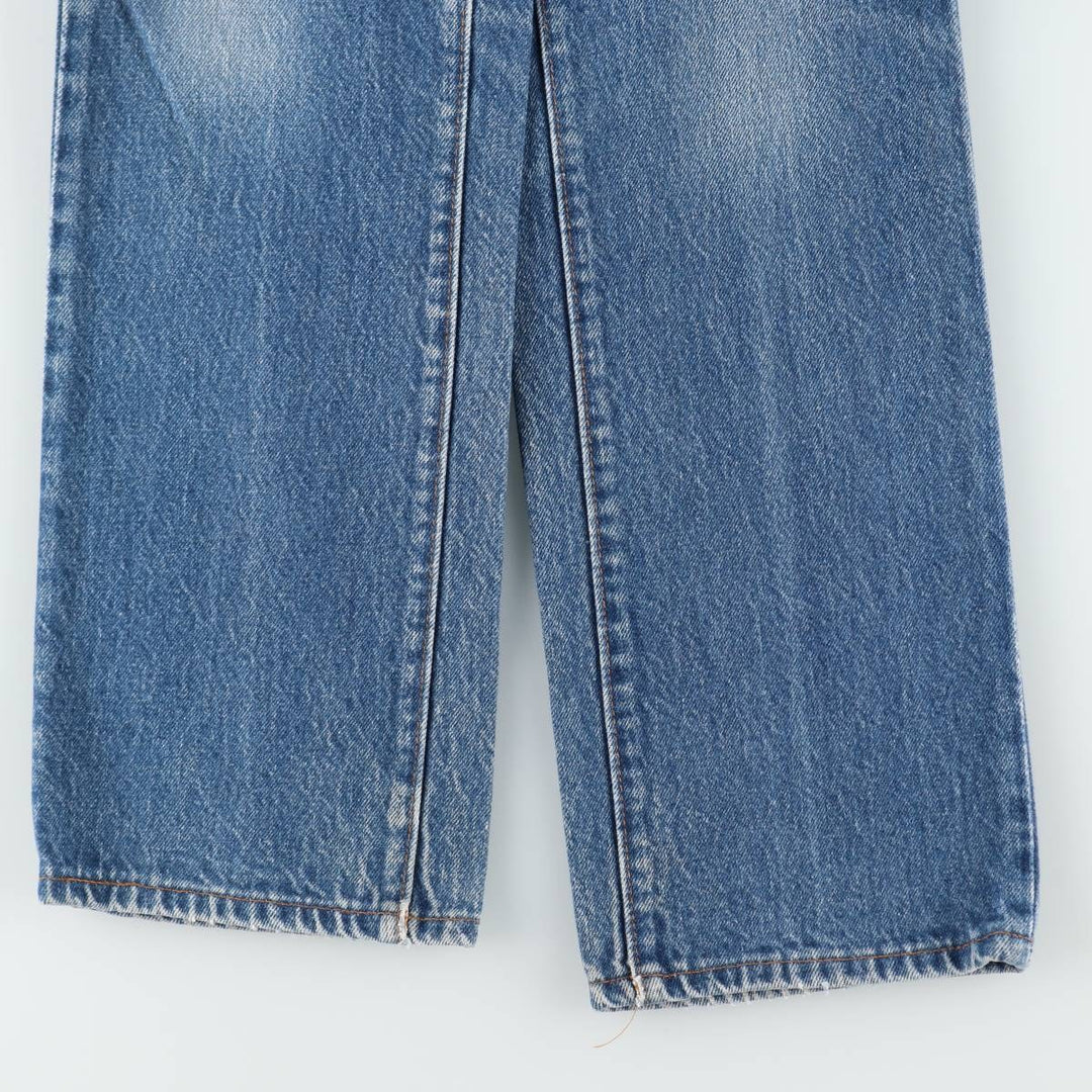1980'S Levi's 26501-0118 Straight Denim Pants, Made in USA, Women's Size M (equivalent to W26), Vintage cotton blue type Vintage Second Hand