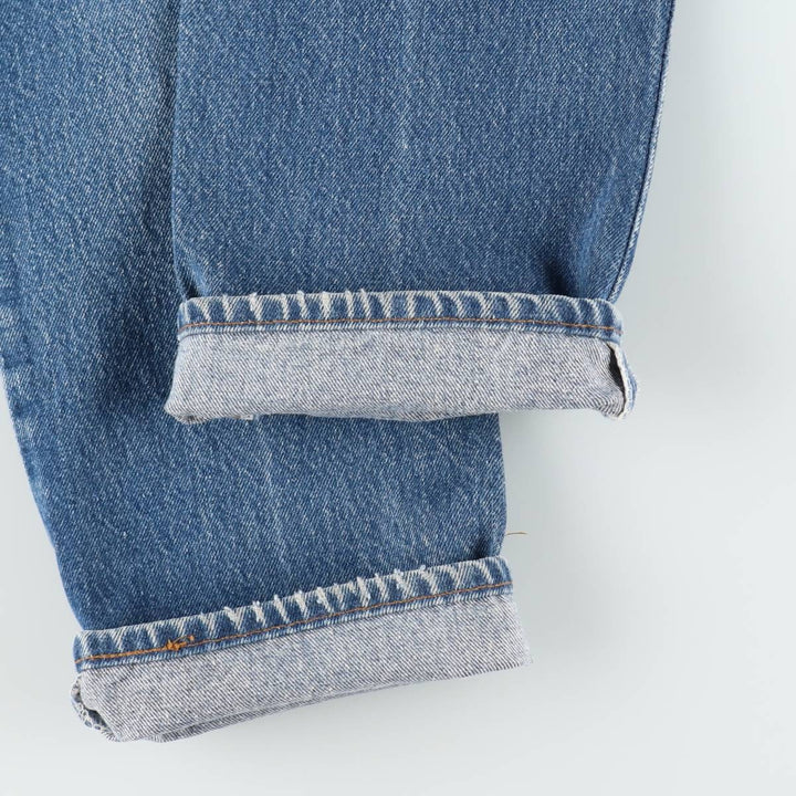 1980'S Levi's 26501-0118 Straight Denim Pants, Made in USA, Women's Size M (equivalent to W26), Vintage cotton blue type Vintage Second Hand
