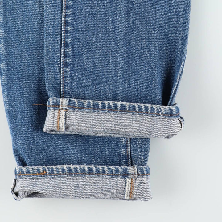 1980'S Levi's 26501-0118 Straight Denim Pants, Made in USA, Women's Size M (equivalent to W26), Vintage cotton blue type Vintage Second Hand