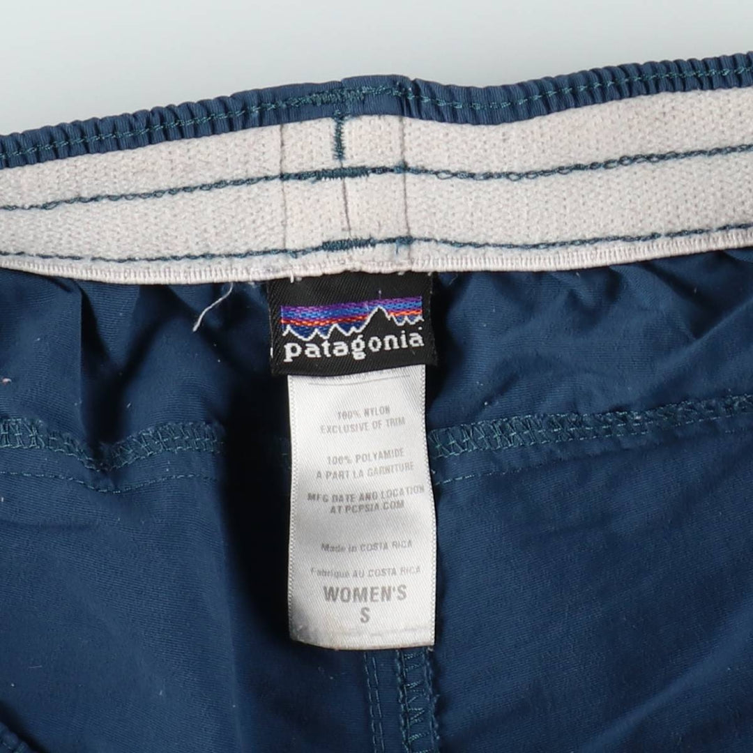 Patagonia Baggies Shorts 57056SP12 Nylon Shorts (Women's Size S) Nylon navy blue type Vintage Second Hand