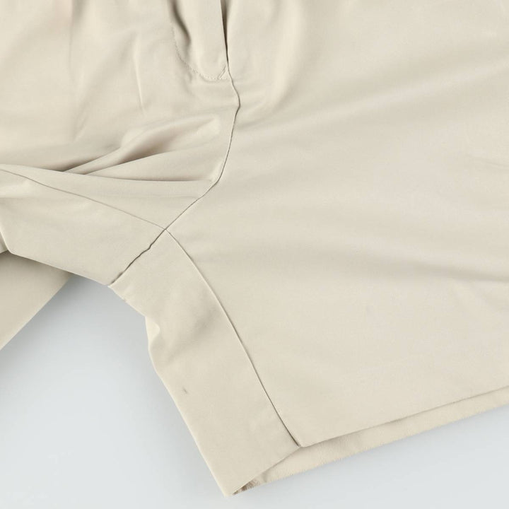 Tommy Hilfiger GOLF Two-Pleat Chino Shorts, Women's XL (equivalent to W31) polyester Beige type Vintage Second Hand