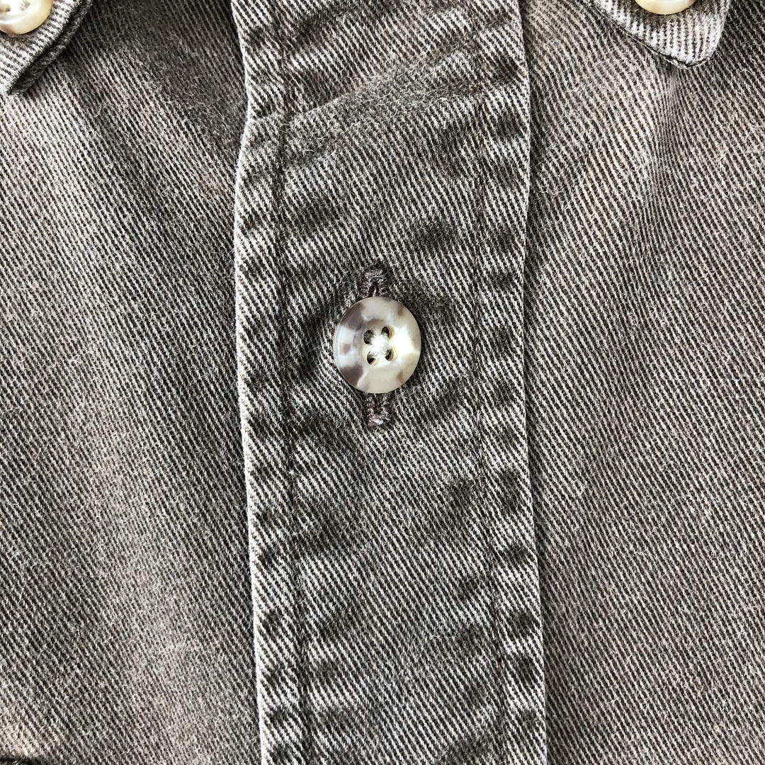Carhartt Long-Sleeve Button-Down Work Shirt unclear brown type Vintage Second Hand