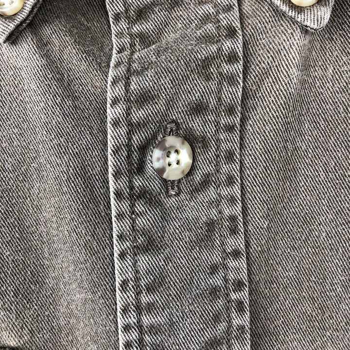 Carhartt Long-Sleeve Button-Down Work Shirt unclear brown type Vintage Second Hand