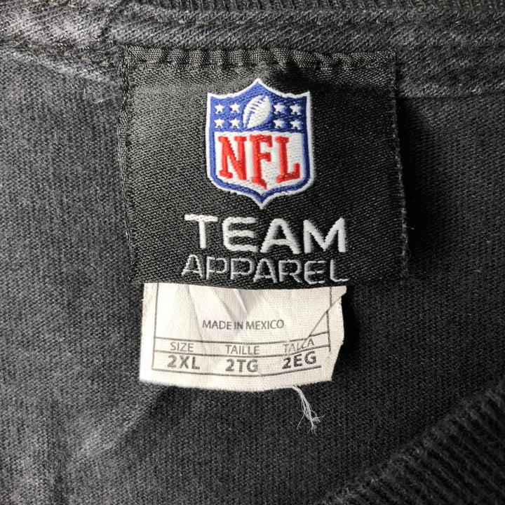 NFL Detroit Lions Long-Sleeve T-Shirt (Men's XXL equivalent) cotton black type Vintage Second Hand