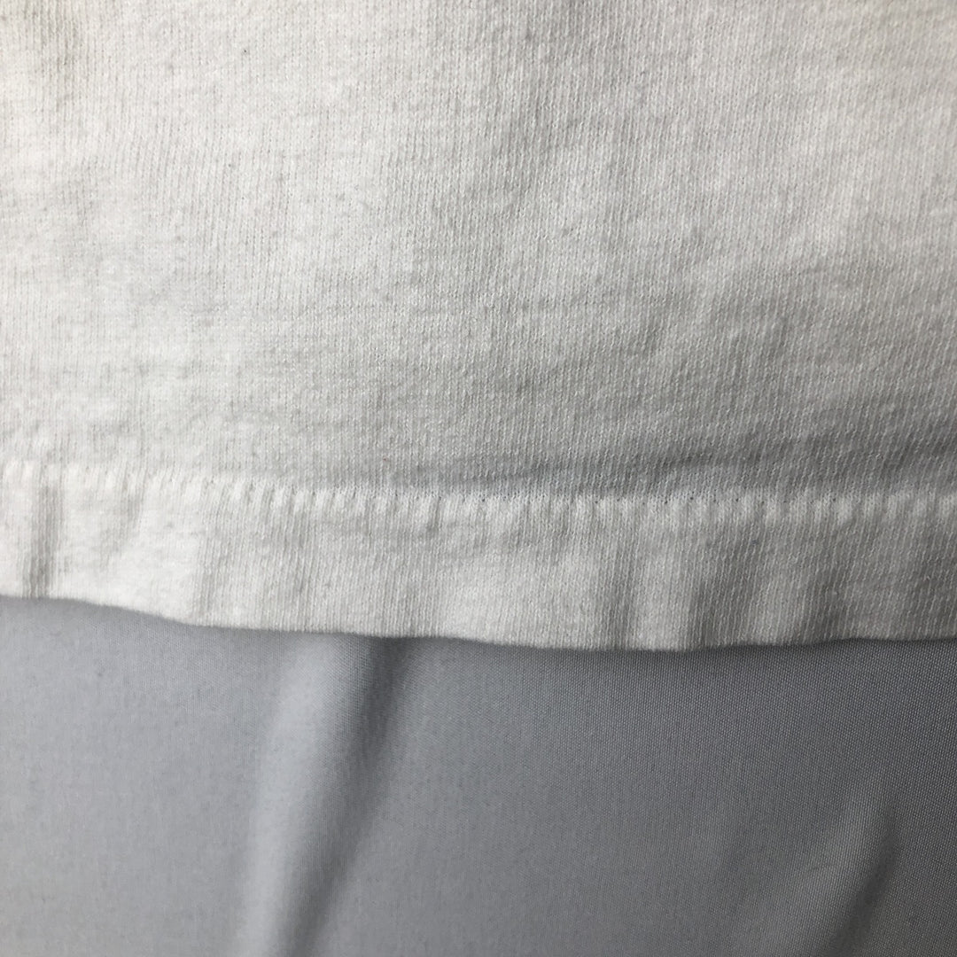 ~90'S American Way Long-Sleeve T-Shirt, Made in USA, Men's XL equivalent, Vintage acrylic white type Vintage Second Hand