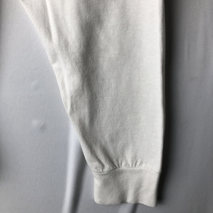 ~90'S American Way Long-Sleeve T-Shirt, Made in USA, Men's XL equivalent, Vintage acrylic white type Vintage Second Hand