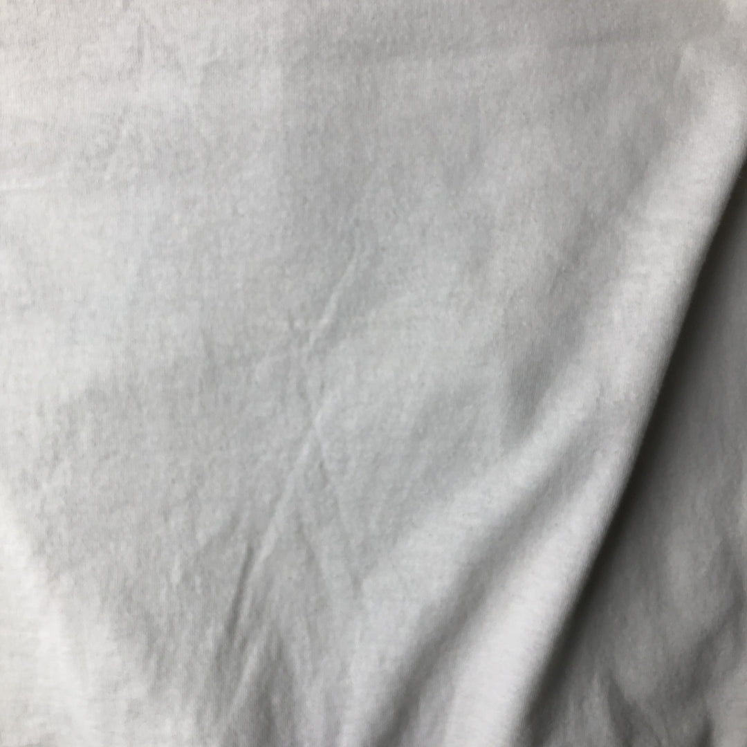 ~90'S American Way Long-Sleeve T-Shirt, Made in USA, Men's XL equivalent, Vintage acrylic white type Vintage Second Hand