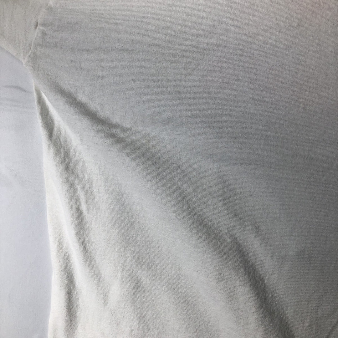 ~90'S American Way Long-Sleeve T-Shirt, Made in USA, Men's XL equivalent, Vintage acrylic white type Vintage Second Hand