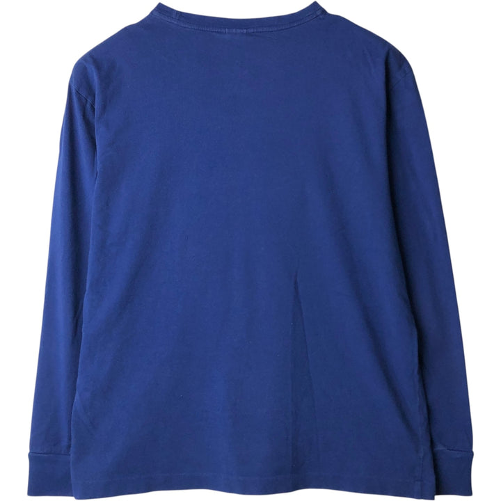 Ralph Lauren POLO by Ralph Lauren Long T-shirt, Men's S size cotton blue type Vintage Second Hand