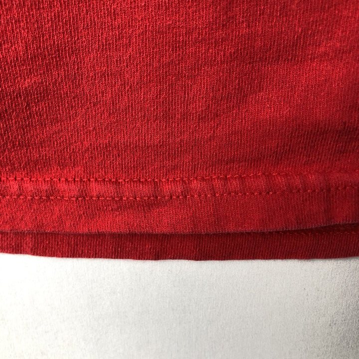 2000'S Nike Team Center Logo Long-Sleeve T-Shirt (Men's XL equivalent) cotton red type Vintage Second Hand