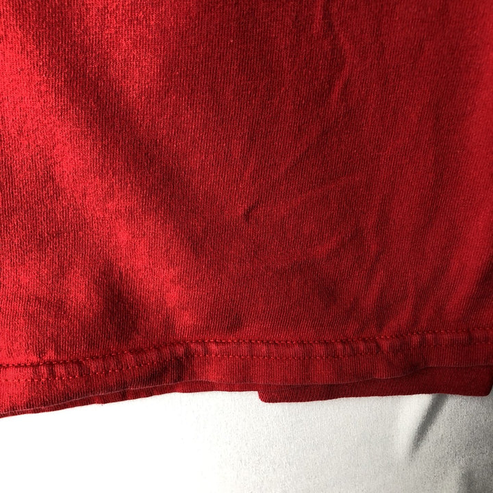 2000'S Nike Team Center Logo Long-Sleeve T-Shirt (Men's XL equivalent) cotton red type Vintage Second Hand
