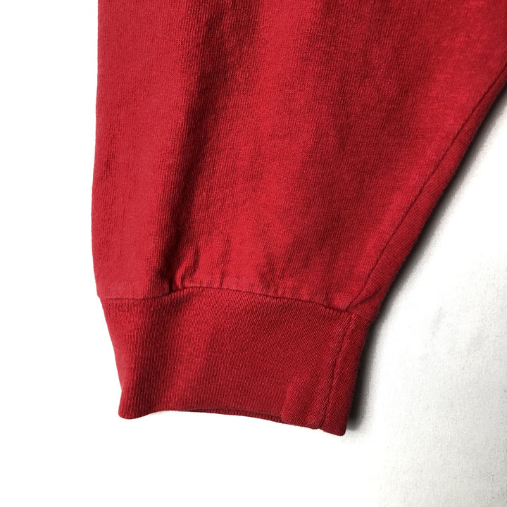 2000'S Nike Team Center Logo Long-Sleeve T-Shirt (Men's XL equivalent) cotton red type Vintage Second Hand