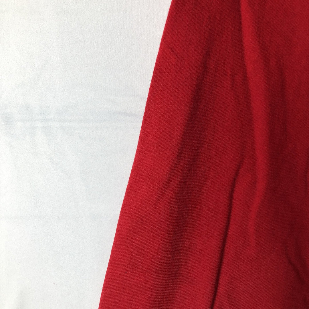 2000'S Nike Team Center Logo Long-Sleeve T-Shirt (Men's XL equivalent) cotton red type Vintage Second Hand
