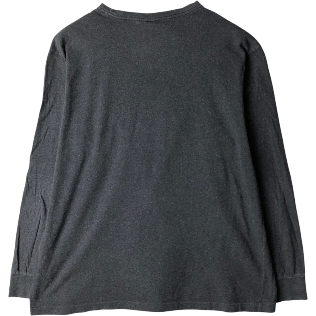 Ralph Lauren POLO by Ralph Lauren long-sleeved T-shirt, men's size L cotton gray type Vintage Second Hand